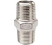 Boquilla hexagonal MPT de 3/8" x 3/8" de acero inoxidable 304, 150 PSI MÁX.