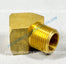 Codo de calle de 45 grados de latón de 3/8" MPT x 3/8" FPT