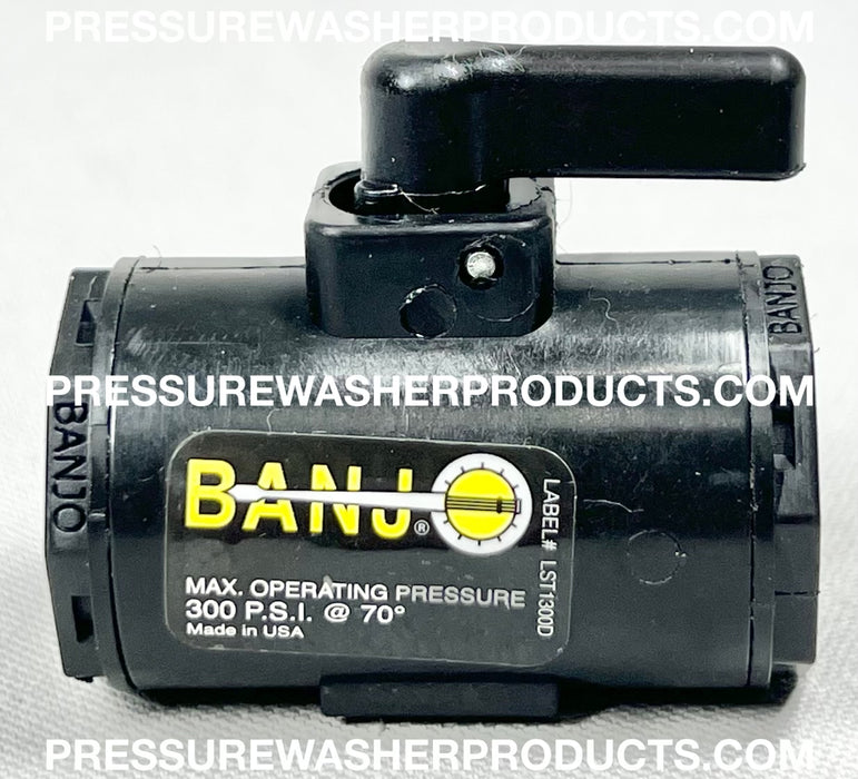 1/2" FPT Polypropylene / FKM Ball Valve Banjo Compact Style