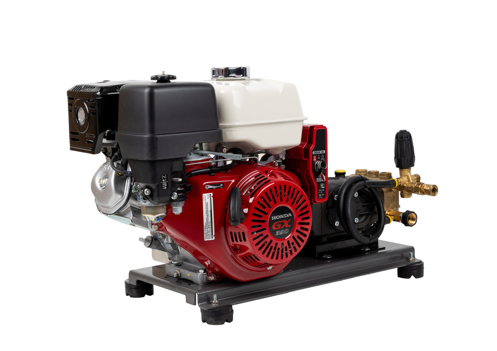 4.2 gpm 4200 psi Pressure Washer KEY START Honda General Pump Skid Cold TSS1511