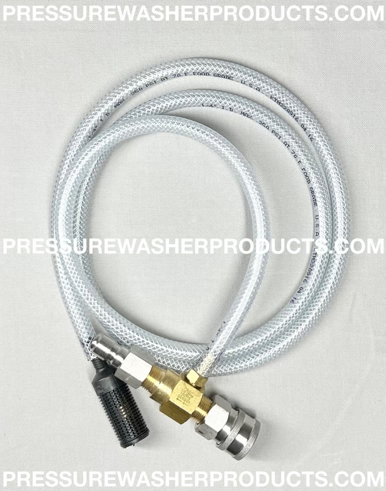 3 - 5 GPM 2.1 mm Chemical Injector Kit General Pump High Draw Assembly ...