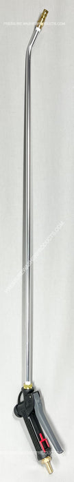 Sealer Gun Assembly w/ Bent 3' Aluminum Wand 6510 Nozzle and 3/8" Barb