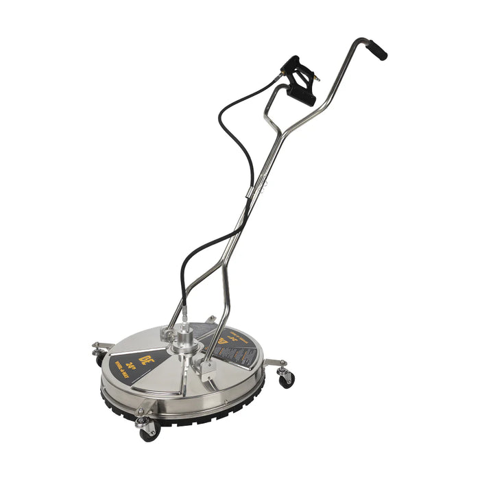 24” Whirl A Way Surface Cleaner w/4 Casters 300 Deg Max 4000-5000 PSI Max 3 Nozzles