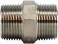1/2" x 1/2" MPT 304 Stainless Steel Hex Nipple 150 PSI