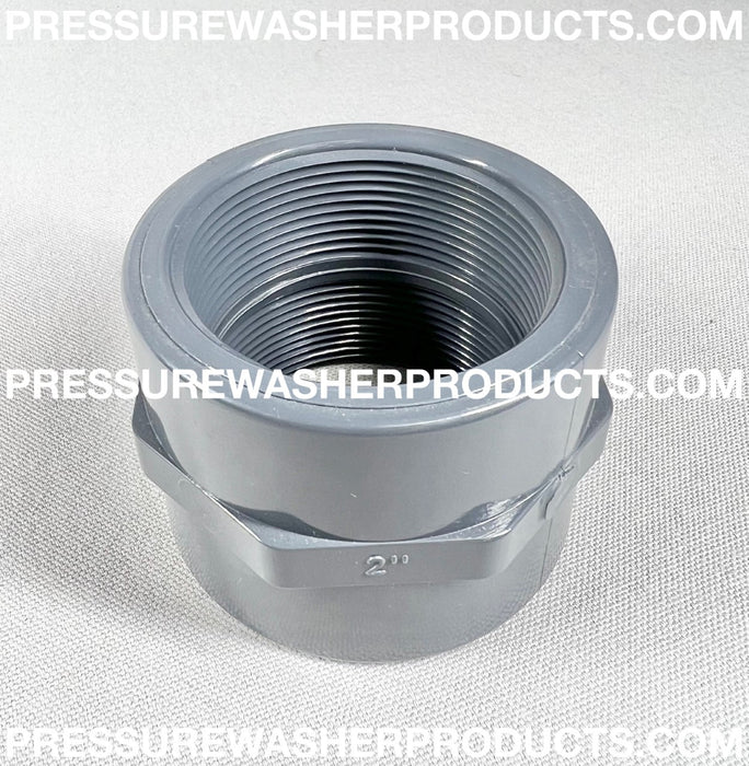 2" FPT Threaded Coupler for Tote Connection to Plumb pressure Washer