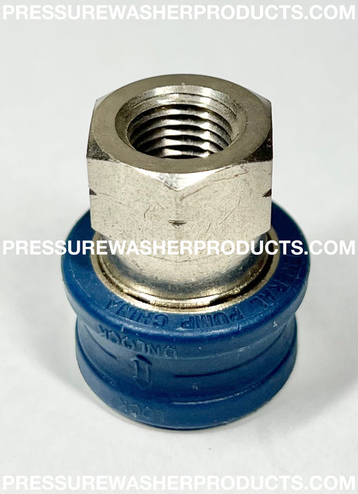 1/4" FPT Female Socket Insulated Blue Collar Quick Connect