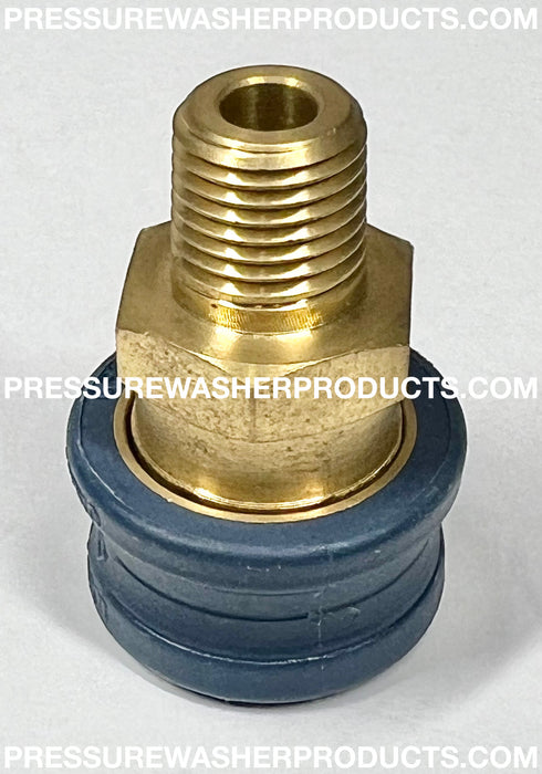 1/4" MPT Male Socket Insulated Blue Collar