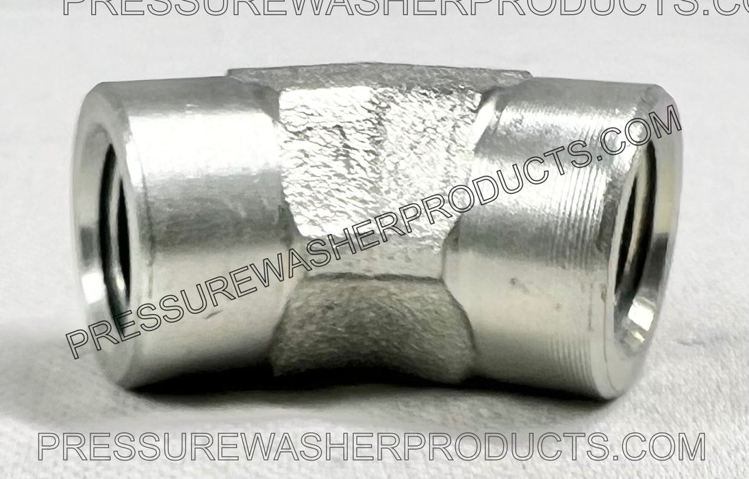 1/4" FPT Steel 45 Deg Elbow