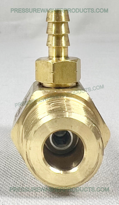 5 - 8 GPM 2.5 mm Chemical Injector Fixed Hi-Draw 101153 1/2" MPT  x 1/2" MPT