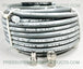 3/8" ID x 100’ 4000 psi Smooth Grey Non-Marking Hose ( Stainless COUPLER & PLUG )