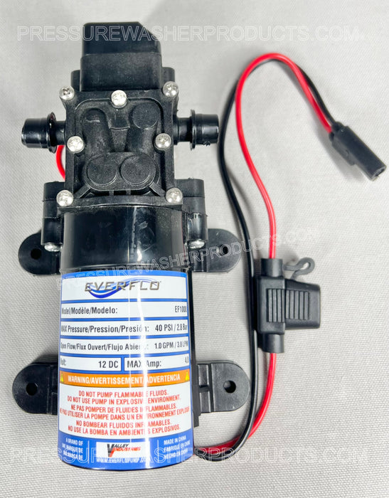 1 gpm 40 psi EF1000 EverFlo 12 Volt Pump 4.0 amps