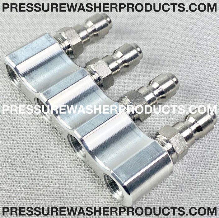 Kyle Davis 4 1/4 MEG Tip Nozzle Holder Made In THe USA Aluminum and Stainless Steel Plugs