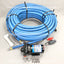 12 Volt Softwash DIY Kit:  5500 EverFlo Blue 5/8" ID 200' Flex Tech JROD QC Suction Hose