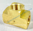 3/8" x 3/8" x 3/8" FPT Brass Tee Low Pressure Use
