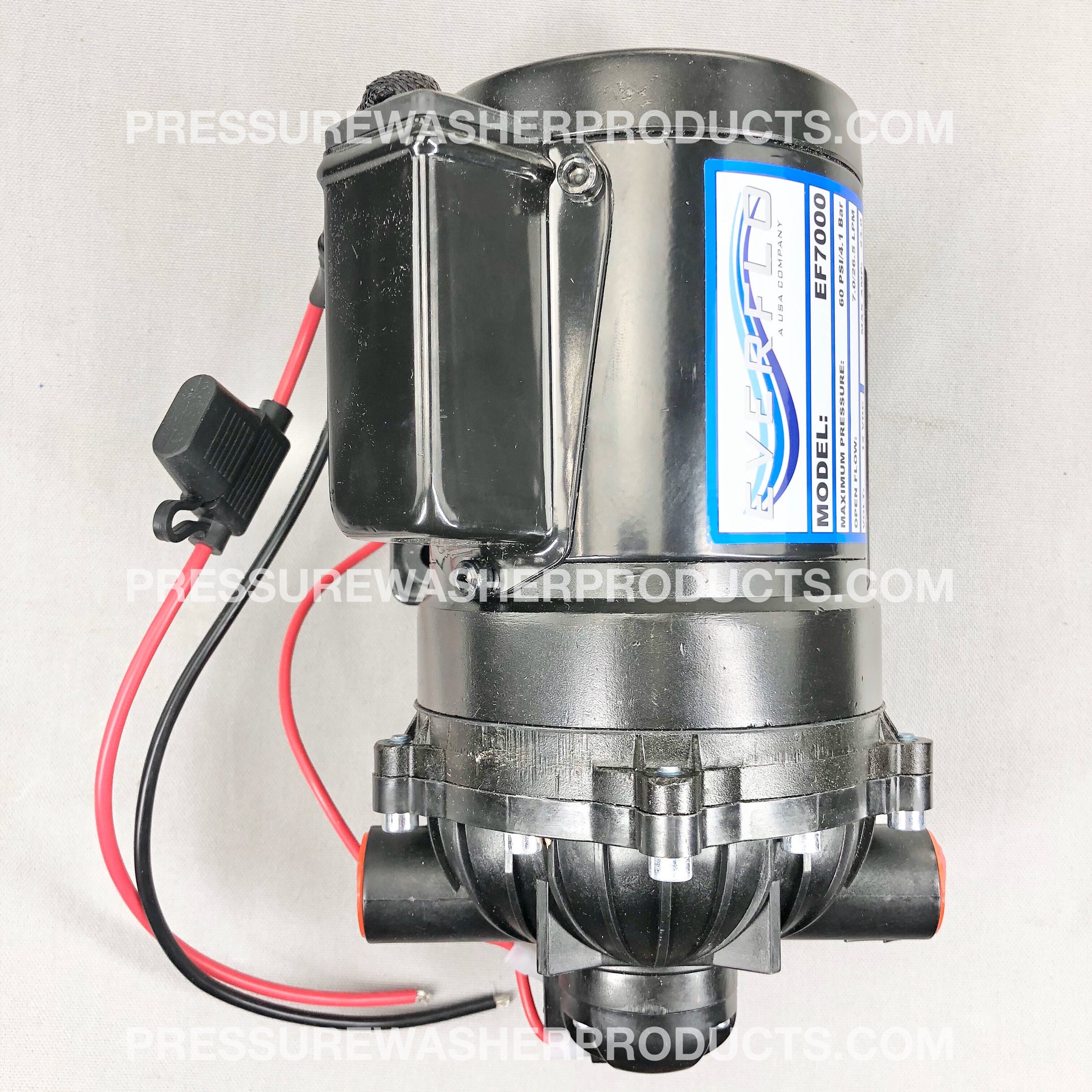 7 Gpm 60 Psi Everflo 12 Volt Softwash Roof Cleaning Pump Ef7000