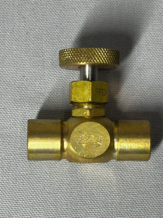 1/4" FPT Brass Metering Ball Valve For Chemical Injectors