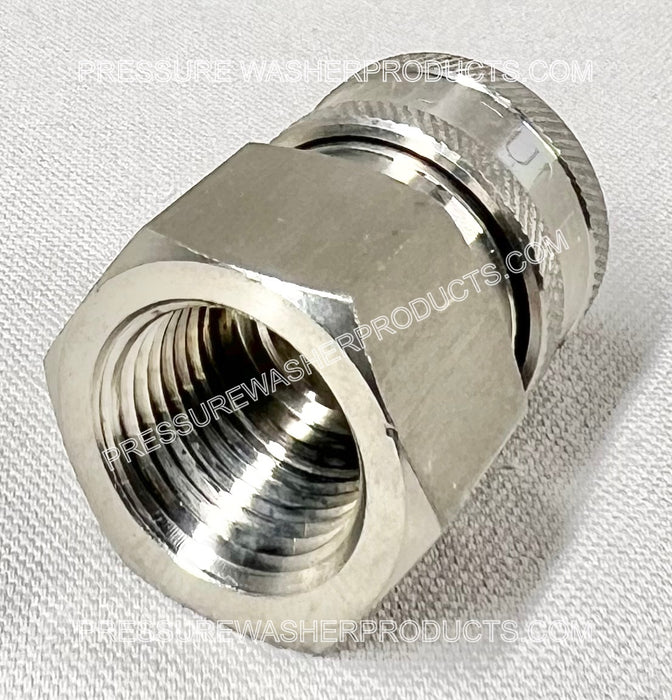 Bomba general de acero inoxidable con conector macho MPT de 1/2" x 3/8"
