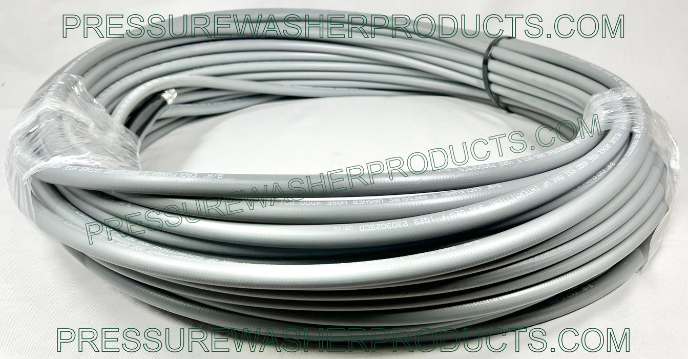 3/8" ID x 200’ 4000 psi Smooth Grey Non-Marking Hose R1 One Wire