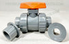 1" Hayward True Union Ball Valve PVC EPDM