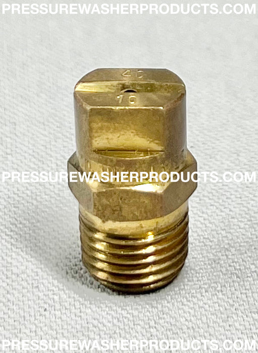 BRASS 1/4 VEEJET 4010 SOAPER NOZZLE