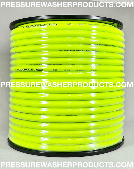 3/8" ID x 250' Flexzilla Pro Air Hose 1/2" MPT 316 Stainless Steel Crimped Ends