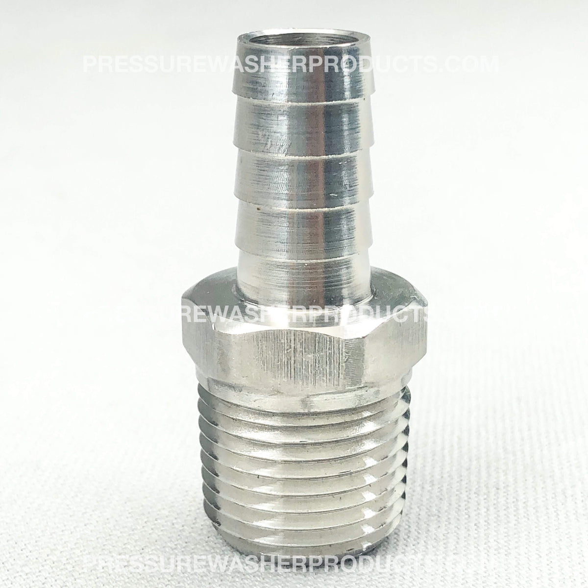 5/8 HOSE BARB X 1/2 MPT 316 STAINLESS STEEL