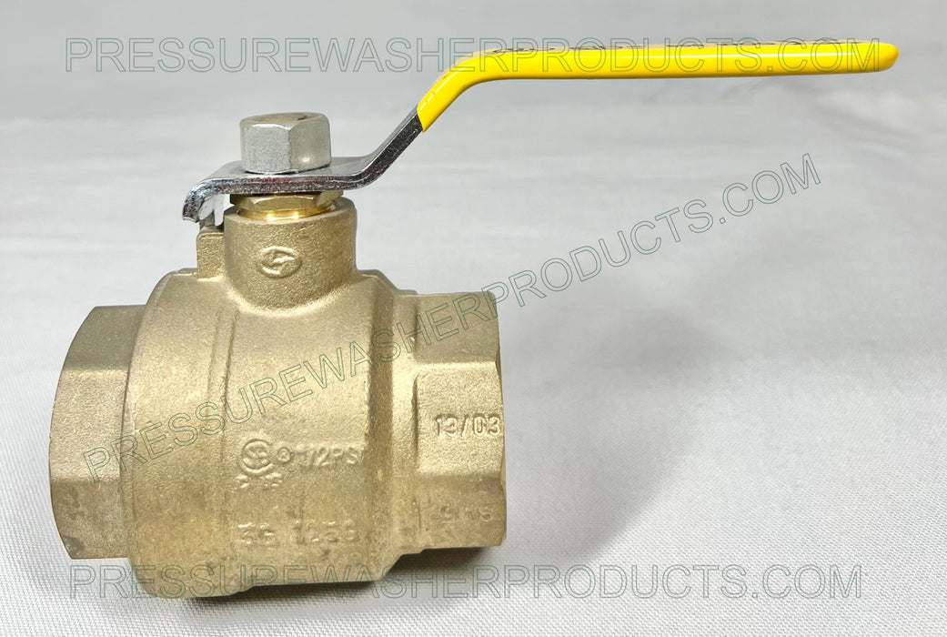 1 1/2" Brass Ball Valve Apollo 600 WOG 250 PSI 150 SWP 600 CWP