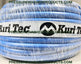 1/2" ID x 300' Blue Kuri Tec Softwash Chemical Hose 1/2" MPT 316 Stainless Steel Crimped Ends