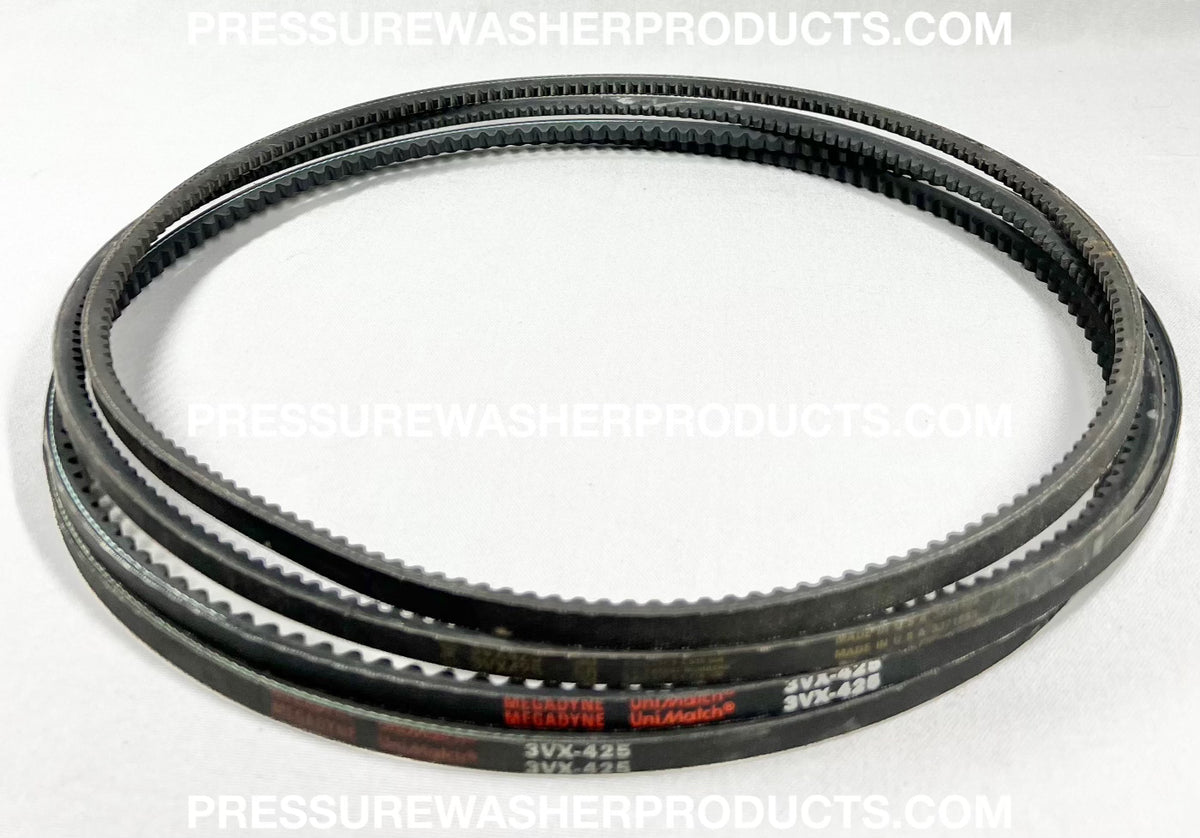 Belts For 8 gpm 3500 psi Pressure Pro VBelt Hot and Cold Units