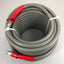 Manguera de alta presión gris de cubierta lisa de 3/8" de diámetro interior x 50', 6000 psi, R2 