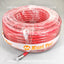 1/2" ID x 200' Red Kuri Tec Softwash Hose 1/2" MPT 316 Stainless Steel Crimped On Ends K1154