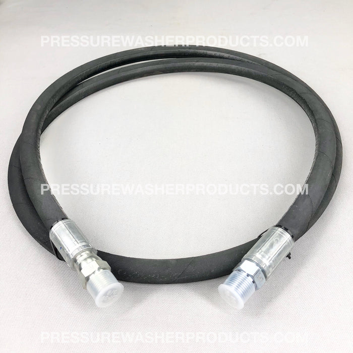 1/2" ID x 4' 4200 PSI Pressure Washer Jump Whip Hose 3/8” MPT x 3/8” M — PressureWasherProducts