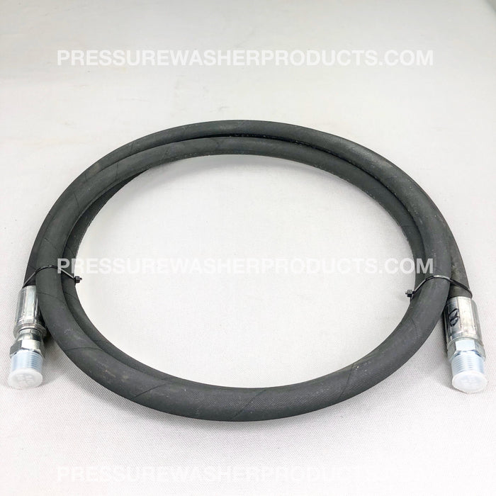 1/2" ID x 20' (Feet) 4200 PSI Pressure Wash Jump Hose 3/8” MPT x 3/8” MPT