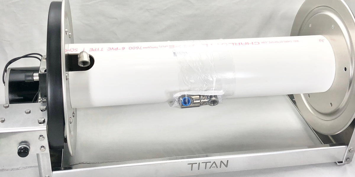 Titan Hose Reel - Model 43E Series - Aluminum/SS Manifold