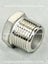 1/2” MPT x 1/4” FPT Stainless Steel Reducing Bushing 304 SS