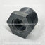 Buje reductor de polipropileno negro de 3/4" mpt x 1/4" fpt