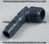 1/2" Hose Barb x 1/2" MPT Male Pipe Thread Elbow SCH 80 PVC