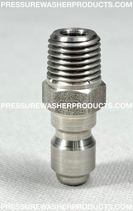 Foster 1/4" MPT Male Plug Stainless Steel Quick Connect