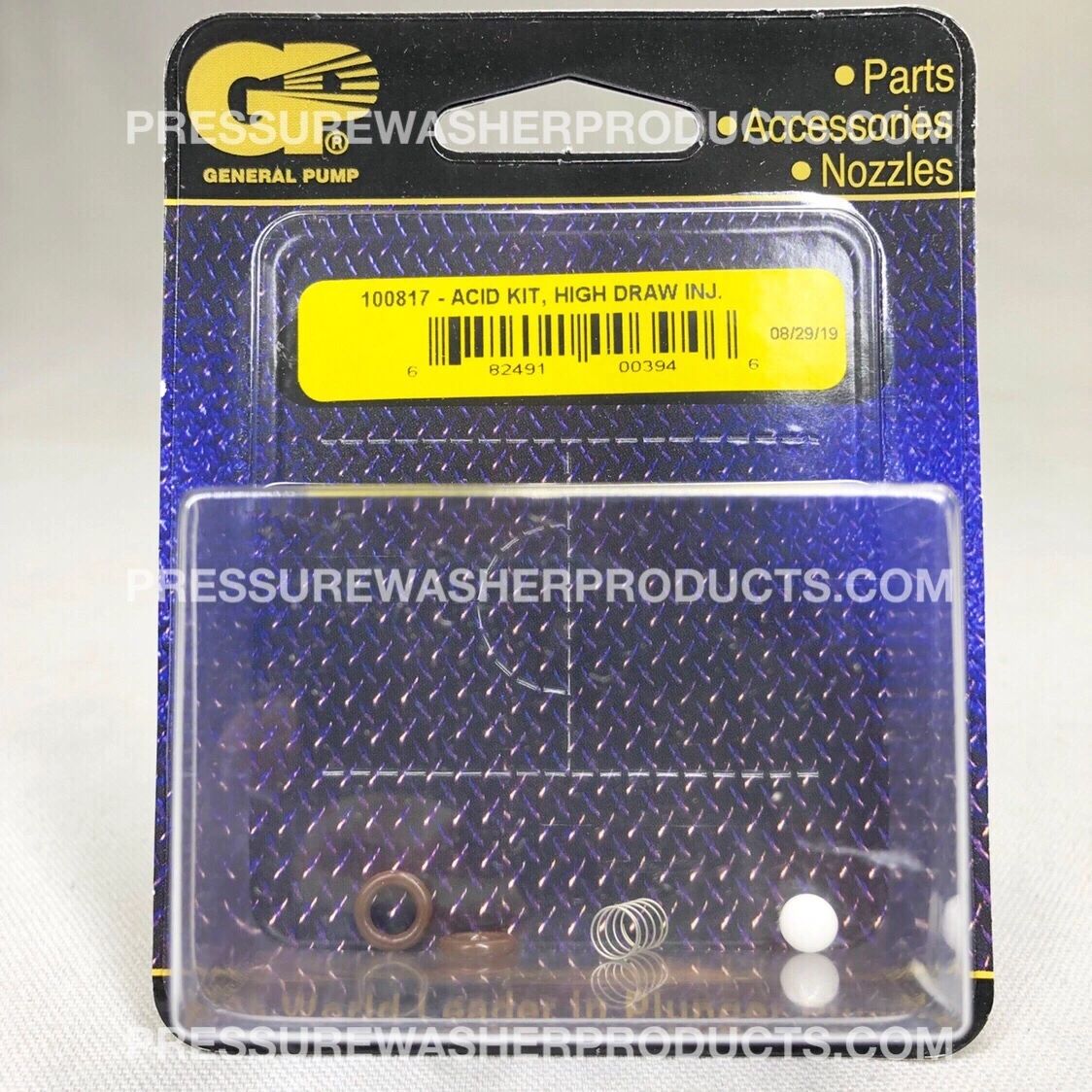 Acid Injector Repair Kit General Pump Repair Kit For All Acid Chemica — Pressurewasherproducts 0727