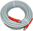 Manguera de lavado a presión Neptune Slick gris de 3/8" de diámetro interior x 100', 4000 PSI