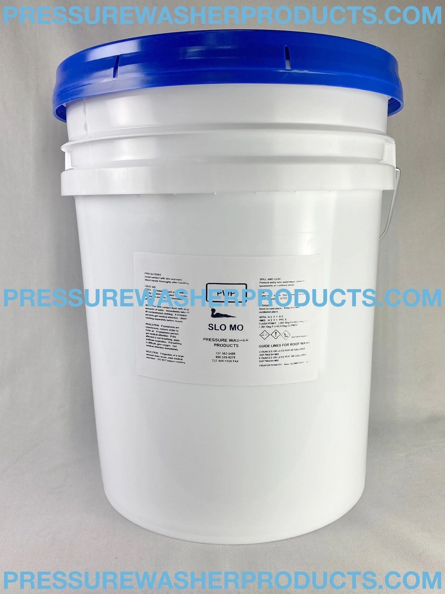 Slo Mo Sodium Hypochlorite Stable Softwash Surfactant 5 Gallons