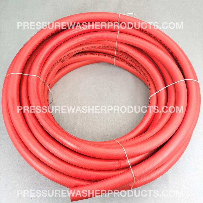 3/4" ID Red Flex Tech RT Custom Length Softwash Hose Sold Per Foot